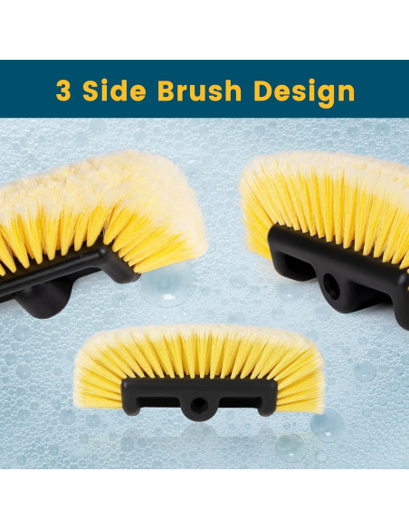 Cabeza de Cepillo para Lavar Carros Deuvuo 30 cm Cerda Suave