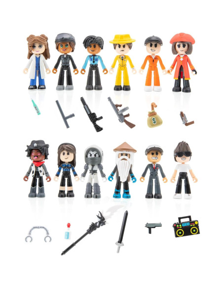Paquete de 6 Figuras Misteriosas DevSeries Jazwares - 7.5 cm