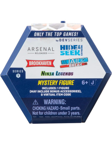 Paquete de 6 Figuras Misteriosas DevSeries Jazwares - 7.5 cm