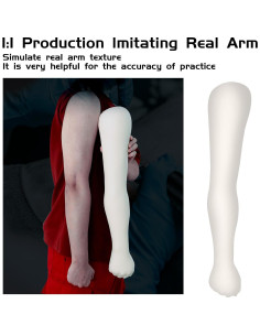 Brazo de Práctica de Tatuaje PWRNTGE 63cm Silicona Impermeable 2