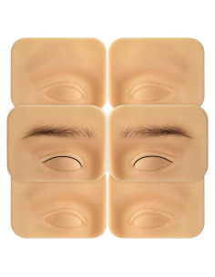 Piel de Práctica para Tatuaje ATOMUS 3 Pares Silicona 3D