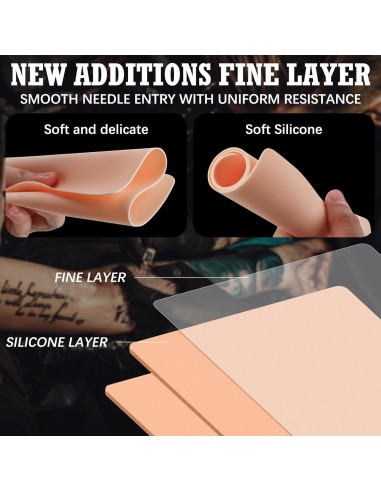 Kit de Práctica para Tatuajes Jingmore 1015 Piezas Completo