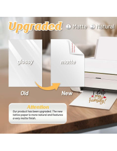 Papel de Transferencia Tatuajes Temporales TransOurDream 10 Juegos 2