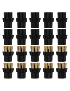 Cabezal de Cepillo para Limpiador a Vapor Honeydak M8 - 20 Pcs Nylon y Latón