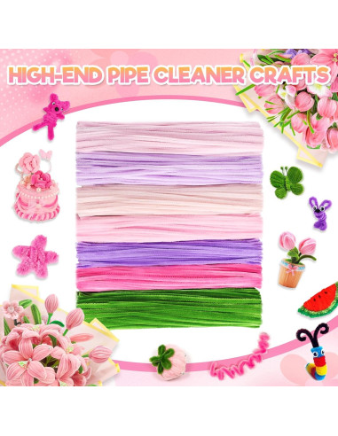 Kit de Flores de Limpiapipas AnJOLi 791 Pcs Manualidades