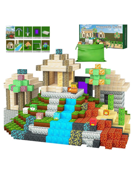 Bloques Magnéticos MOREXIMI 104 Piezas Dinosaurios STEM