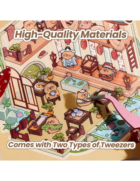 Set de Stickers 3D para Crear Escenas - BESTOCEAN - 20 Diseños