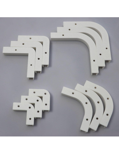 Kit 12 Conectores Curvas 90 Grados para Tiras LED Govee