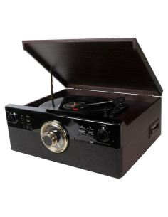 Reproductor de Vinilo Bluetooth DL 10-en-1 con Altavoces 8.06kg