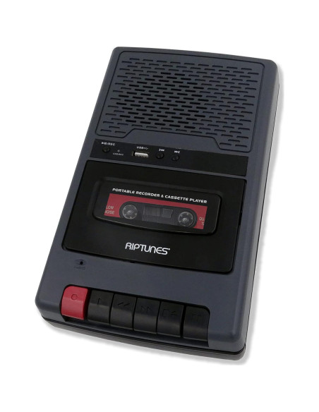 Grabadora de Cinta Riptunes RCS-220GY, Convertidor a MP3
