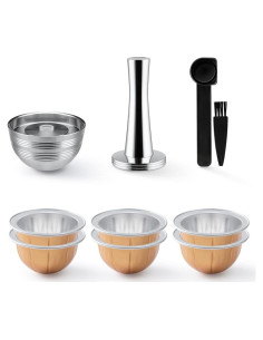 Cápsulas Reutilizables BENFUCHEN para Nespresso Vertuo Next 80/150/230ml