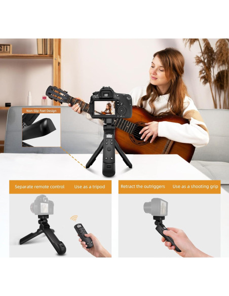 Trípode Mini con Control Remoto Hanpusen para Canon G7 X III