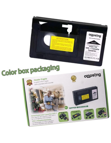 Adaptador de casete VHS-C a VHS motorizado Ottosing - 306g