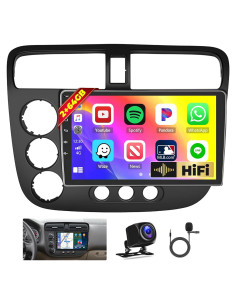 Estéreo Android Hikity para Honda Civic 2001-2005, 9" 2+64GB