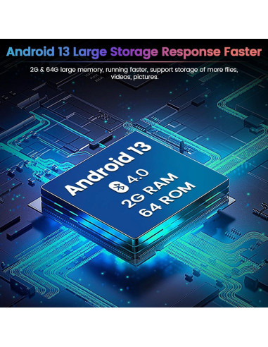 Estéreo Android Hikity para Honda Civic 2001-2005, 9" 2+64GB