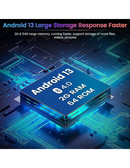 Estéreo Android Hikity para Honda Civic 2001-2005, 9" 2+64GB