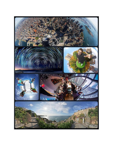 Cámara Vlog PANOX V2 360 Video 5.7K Foto 72MP Pantalla 3"