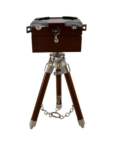 Cámara Vintage Mini de Madera Antique Vibes Decorativa