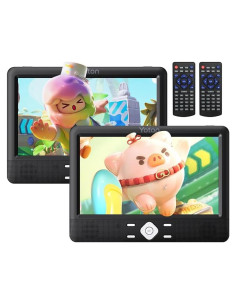 Reproductores de DVD Portátiles YOTON 10.5" Duales para Auto
