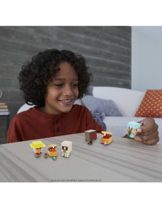 Minecraft Cabeza de Mob Minis Steve y Araña - Paquete Cazador 2