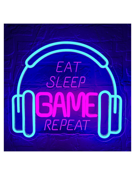 Cartel de Neón Gamer Blecode 35x31 cm LED Dimmable Cartel de Neón Gamer Blecode 35x31 cm LED Dimmable
