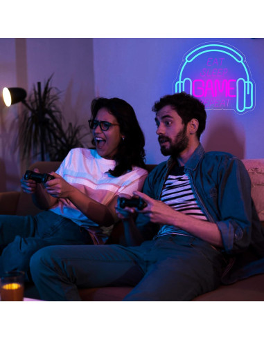 Cartel de Neón Gamer Blecode 35x31 cm LED Dimmable