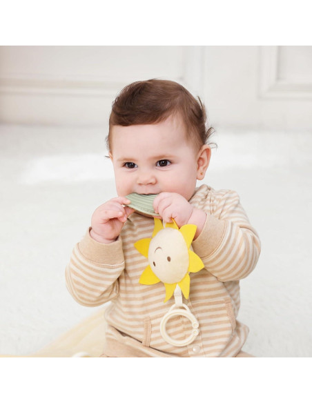 Gimnasio de Bebé de Madera Orgánica COTTONBEBE con Alfombra