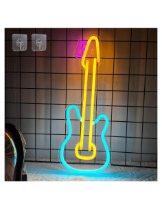 Luz de Neón Guitarra Attivolife LED USB 42.7x16 cm