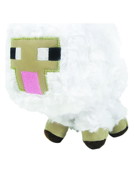 Peluches Minecraft Oveja Bebé Jazwares 13.97 cm Suave