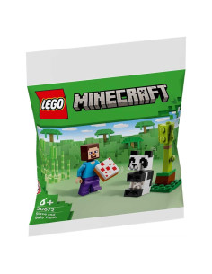 LEGO Minecraft 30672 Steve y Bebé Panda 35 Piezas