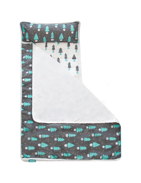 Colchoneta para Siesta Niños Maderas Oscuras 127x53 cm