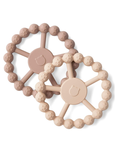 Anillo de Dentición Samigo Silicona 2 Piezas para Bebés Anillo de Dentición Samigo Silicona 2 Piezas para Bebés