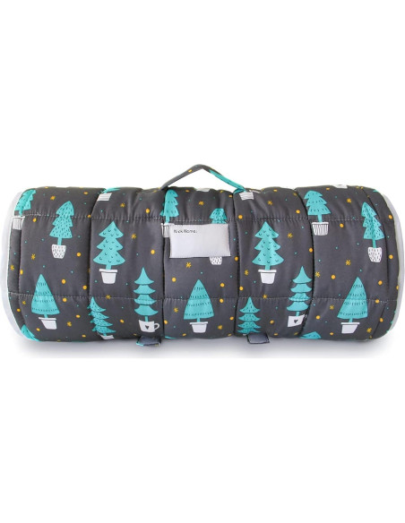 Colchoneta para Siesta Niños Maderas Oscuras 127x53 cm