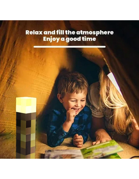 Lámpara de antorcha LED Neioaas recargable USB 27.94 cm