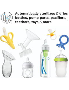 Esterilizador y Secador Baby Brezza Carbón - 6 Biberones 2