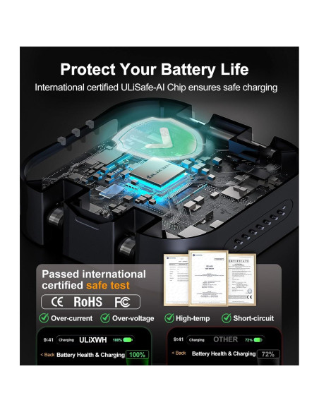 Estación de Carga 3 en 1 ULiXWH para Apple 22.5W Rápida Estación de Carga 3 en 1 ULiXWH para Apple 22.5W Rápida