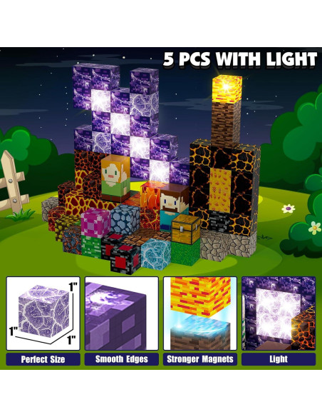 Juego de Bloques Magnéticos AIDYVOI 100 Piezas 3D para Niños Juego de Bloques Magnéticos AIDYVOI 100 Piezas 3D para Niños