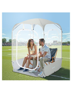 Carpa Deportiva Raynesys para 2 Personas, Instantánea, Beige