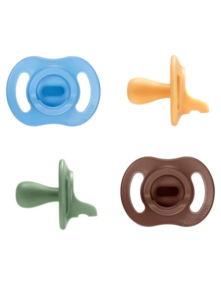 Chupete Ultra-Ligero Tommee Tippee 18-36m Silicona 4 Pzas