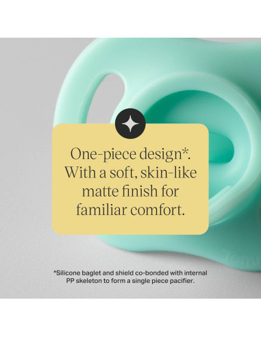 Chupete Ultra-Ligero Tommee Tippee 18-36m Silicona 4 Pzas