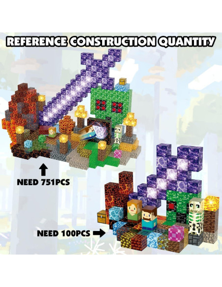 Juego de Bloques Magnéticos AIDYVOI 100 Piezas 3D para Niños Juego de Bloques Magnéticos AIDYVOI 100 Piezas 3D para Niños