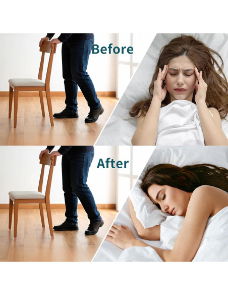 Protectores de Suelo para Patas de Sillas Cuadradas Jedroc 8PCS