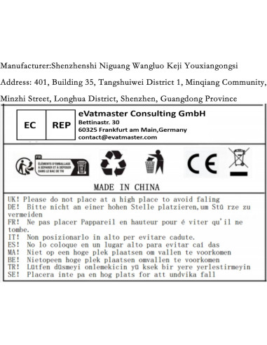 Lámpara de antorcha LED Neioaas recargable USB 27.94 cm