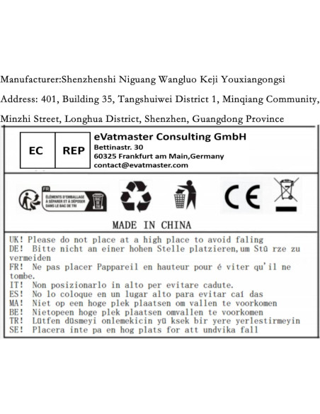 Lámpara de antorcha LED Neioaas recargable USB 27.94 cm