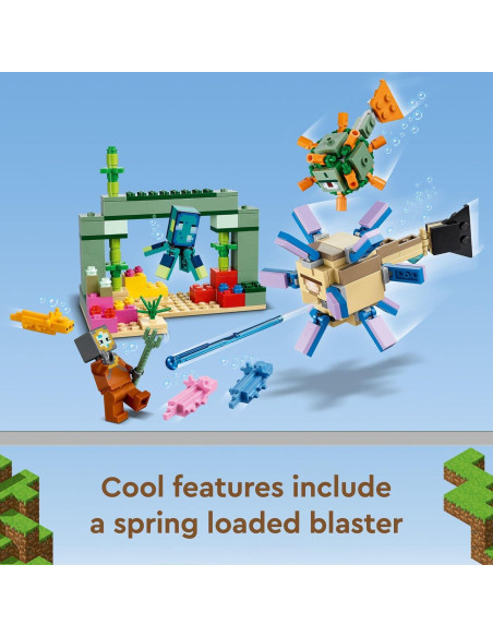 LEGO Minecraft La Batalla del Guardián 21180 Set de Construcción LEGO Minecraft La Batalla del Guardián 21180 Set de Construcción