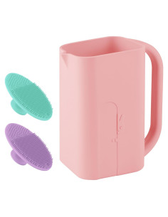 Taza de Enjuague para Bebés CAROFAFA Rosa 850 mL Silicona