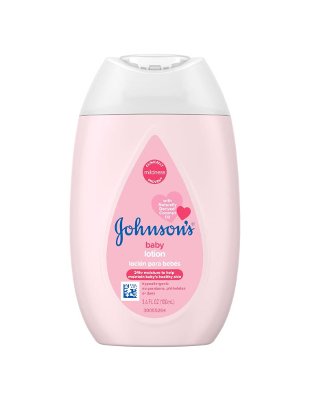 Loción Hidratante Suave Rosa Johnson 100 ml con Aceite de Coco