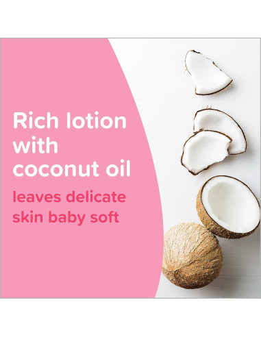 Loción Hidratante Suave Rosa Johnson 100 ml con Aceite de Coco