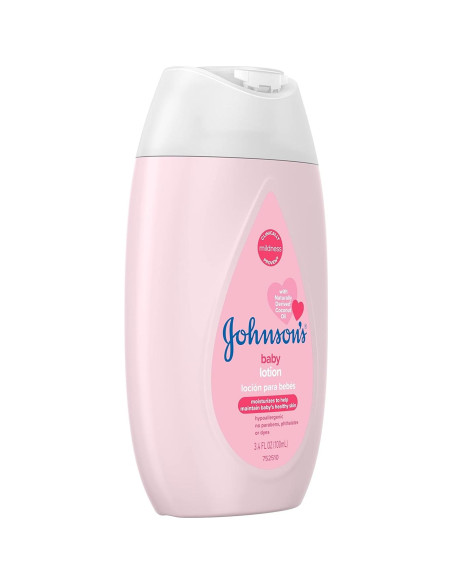 Loción Hidratante Suave Rosa Johnson 100 ml con Aceite de Coco