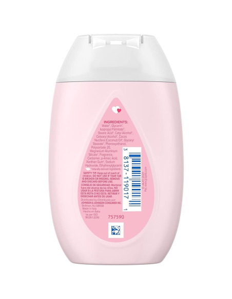 Loción Hidratante Suave Rosa Johnson 100 ml con Aceite de Coco